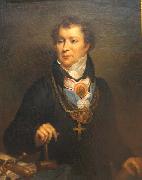 Antoni Brodowski Portrait of Ludwik Osinski. France oil painting artist